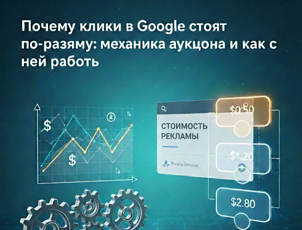 Почему клики в Google стоят по-разному: механика аукциона и как с ней работать
