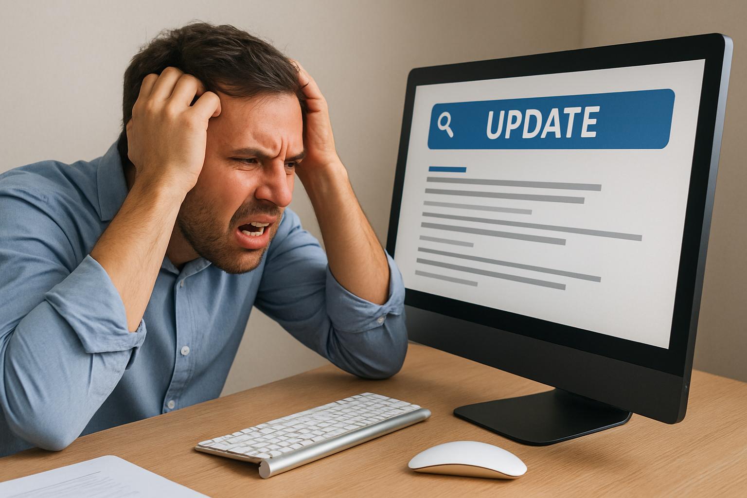 Что такое апдейты в поисковых системах?. Ошибки при реакции на апдейты — чего стоит избегать